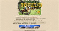 Desktop Screenshot of cowboylife.com